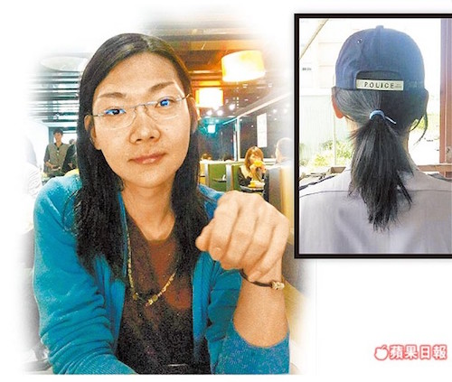 警察蓄髮被免職，也挑戰了台灣社會的不同價值觀。 圖片來源：蘋果日報