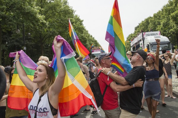 德國通過同性婚姻合法化。 圖片來源：東森新聞