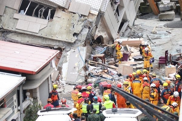 花蓮大地震造成傷亡。 圖片來源：聯合新聞網