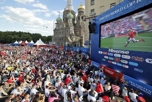 今年世足賽由俄羅斯主辦。 圖片來源：聯合報