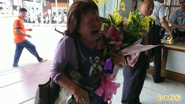 屏東議員蔣月惠近來因咬女警、暴哭而爆紅。 圖片來源：自由時報