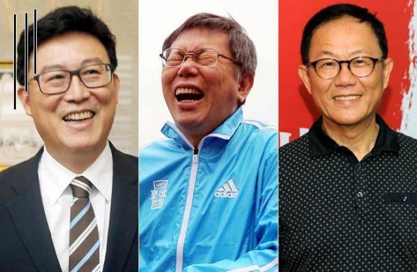 台北市長選舉，柯文哲支持率大幅領先。 圖片來源：中時電子報