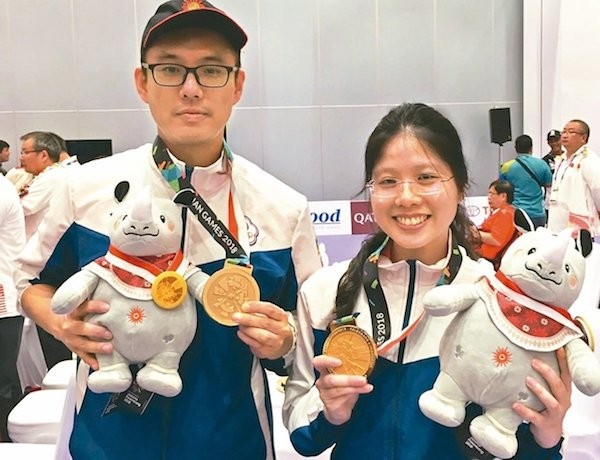 今年亞運會台灣奪17金超乎預期。 圖片來源：中華奧會
