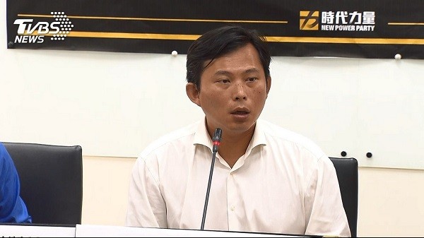 黃國昌不再選時代力量黨主席。 圖片來源：TVBS