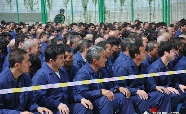 新疆集中營是沒有人權與自由的地獄。 圖片來源：自由亞洲電台