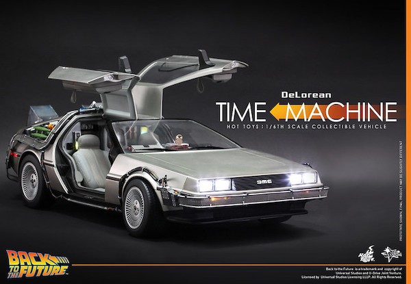 DeLorean時光機。 圖片來源：玩具人