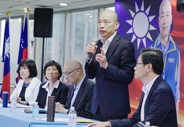 韓國瑜民調低落影響民眾金援意願。 圖片來源：台灣好新聞