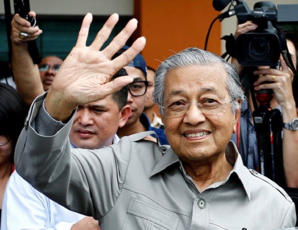 馬來西亞總理馬哈迪再度勝選。 圖片來源：ETToday