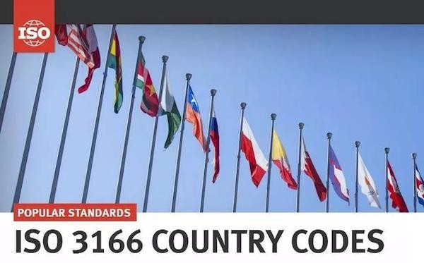 ISO 3166國碼是國際標準。 圖片來源：每日頭條