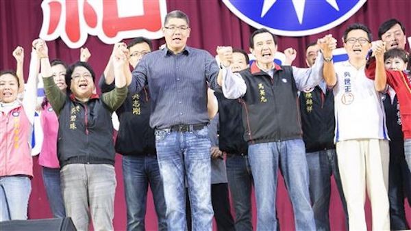 國民黨馬英九與連勝文都是採「中國視角」看台灣。 圖片來源：三立新聞