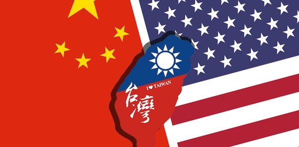 台灣在美中之間關係微妙。 圖片來源：上華市場研究