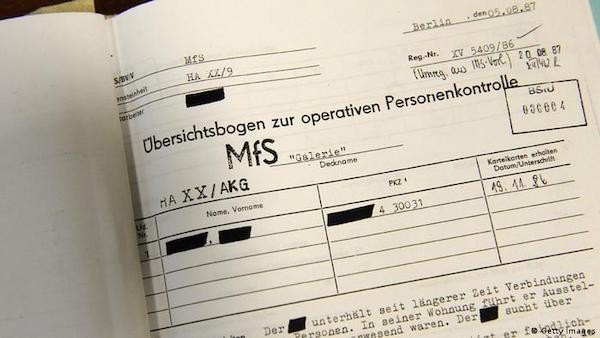 前东德国安部档案还隐藏多少秘密？圖片來源：德國之聲。