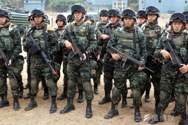 國軍現代單兵戰鬥裝備。圖片來源：風傳媒