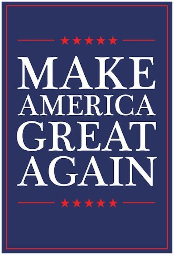 Make America Great Again ？