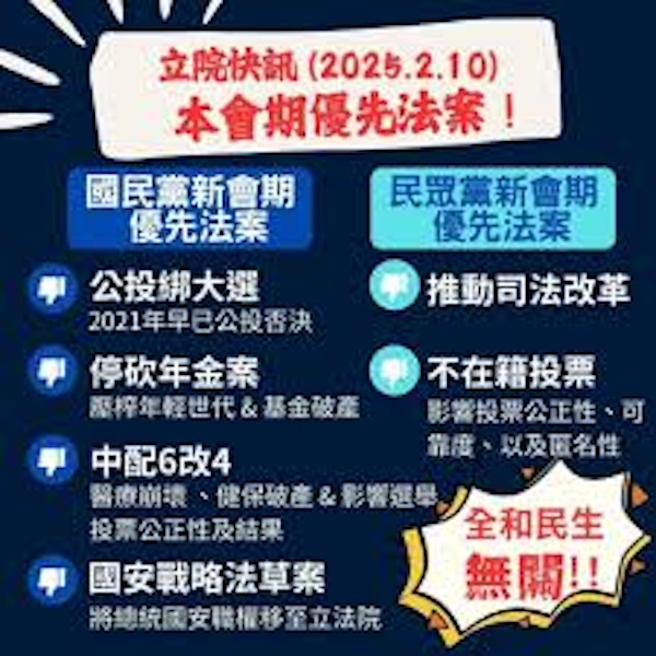 「民生法案」是為了誰的民生？