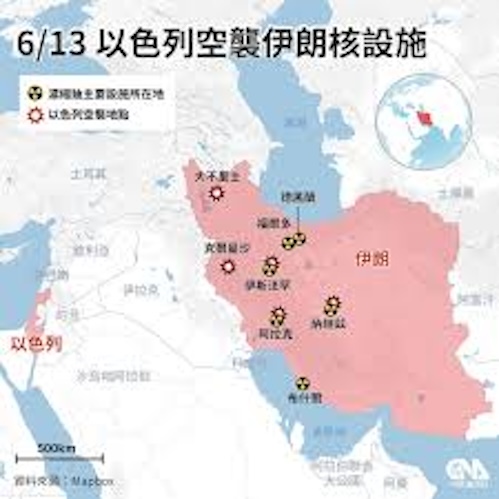 借鏡以伊衝突 ，台應以伊朗為鑑